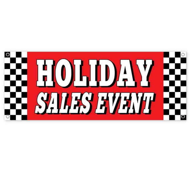 12x3 Holiday Sale CGSignLab Stripes White Heavy-Duty Outdoor Vinyl Banner 12x3 Holiday Sale CGSignLab Stripes White Heavy-Duty Outdoor Vinyl Banner